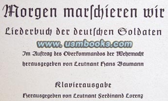Liederbuch der deutschen Soldaten